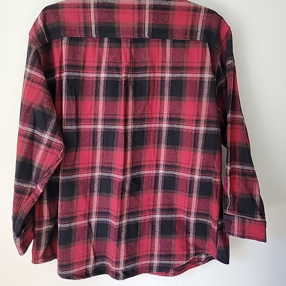 Vintage Polar King ~Heavy Weight~ Flannel Shirt ~snap Front~  2XL - Picture 10 of 11